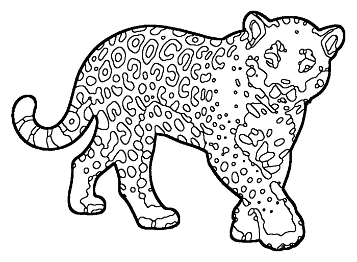 Coloriage de le jaguar