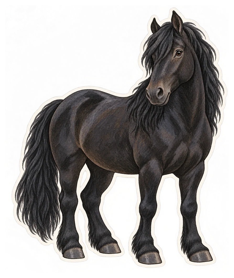 Cheval de Mérens