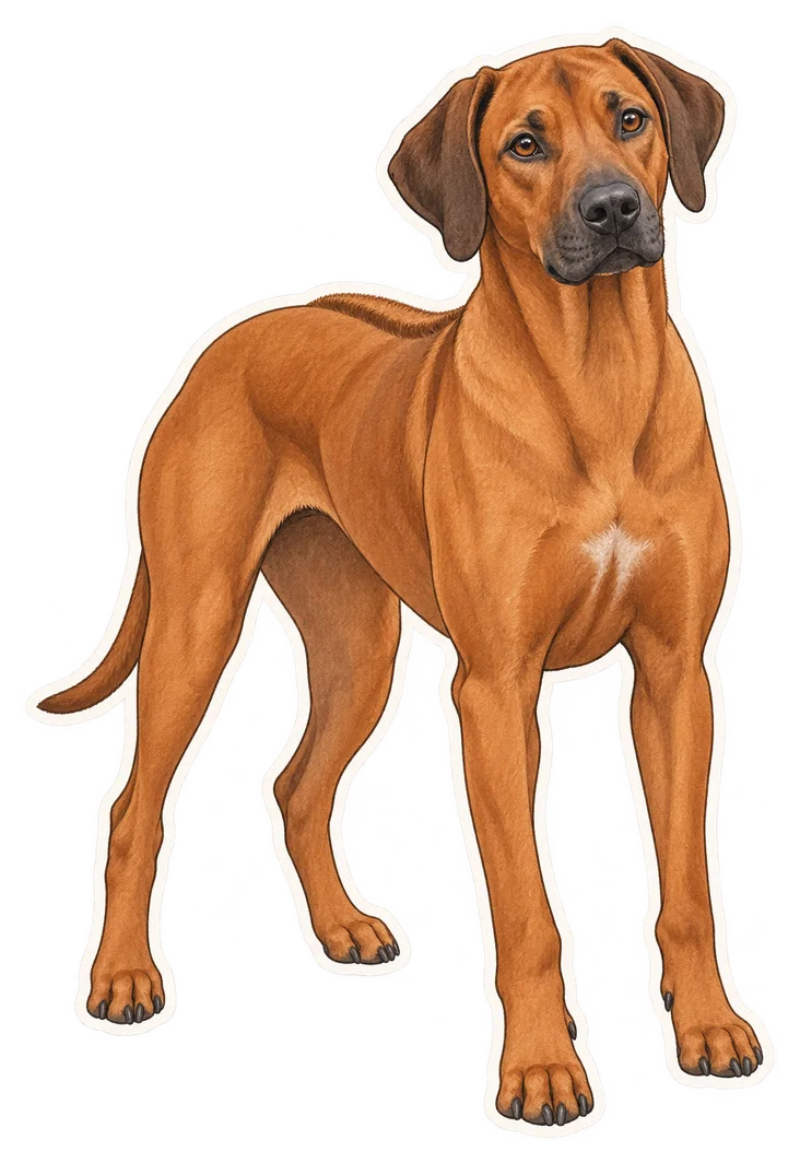 Chien de Rhodésie à crête dorsale