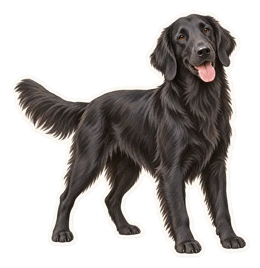 Retriever à poil plat